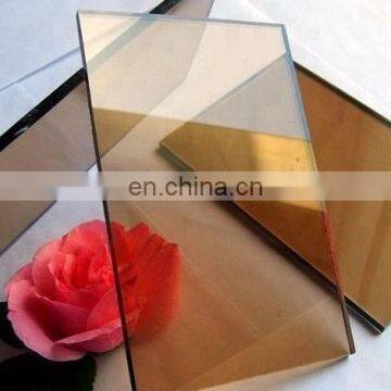 High Quality 6mm Unbreakable Colored Reflective Window Tempered Glass Sheet