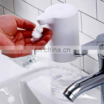320ml Modern Kitchen Bathroom Floor Stand Abs Hands Free Touchless Infrared Automatic Sensor Liquid Foam Soap Dispenser photo-5
