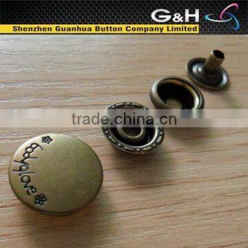 Fashion coat buttons