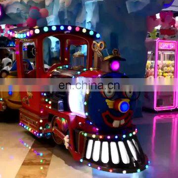 Trackless tourist train amusement park outdoor kids train for sale