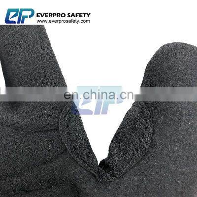 HPPE Liner Nitrile Sandy Dipped TPR Coated Cut Resistant Impact Resistant Gloves for Oilfield photo-5