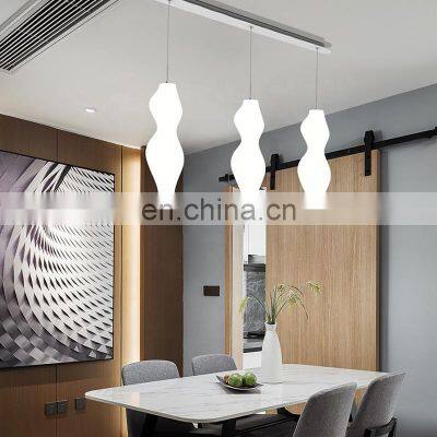 Plastic Shade Designer Modern Indoor Pendant Lighting Hanging Lamp For Home photo-2