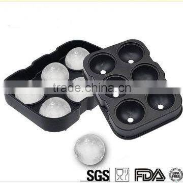 BPA free 6 /8 silicone ice cube tray, food grade silicone ice cube tray