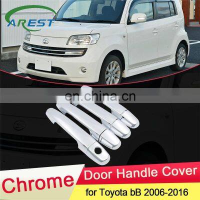 for Toyota bB QNC20 2006~2016 Chrome Door Luxuriou Handle Cover Trim Set Cap Car Styling Accessories 2007 2008 2009 2010 2011