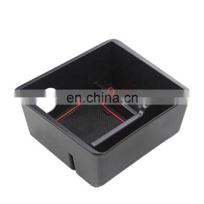 New 2021 Armrest Organizer Storage Box For Tesla Model 3/Y Car Accessories for Tesla With 12V Cigarette Hole photo-3