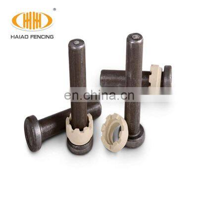 HOT SALE carbon steel welding stud with ceramic ferrale according to ISO 13918,ANSI