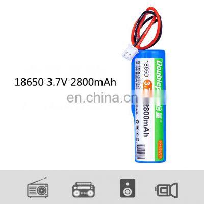 Rechargeable 2800mAh 3.7v 18650 Li-ion Lithium Battery Pack With HX2.54 Connector for Bms Lithium Ion Battery Pack photo-3