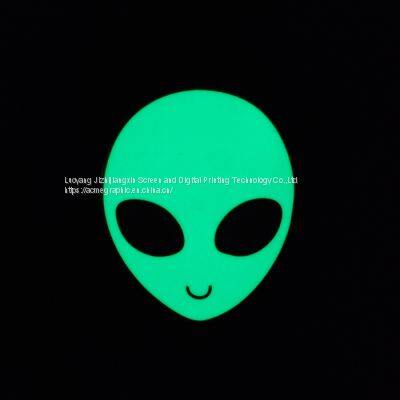 Luminous Sticker Glow-In-The-Dark Numbers Aliens Custom Vinyl Glow In The Dark Sticker photo-3