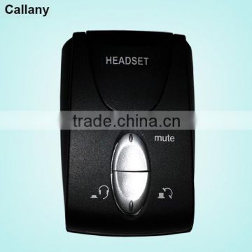 modern call center telephone headset switching adaptor