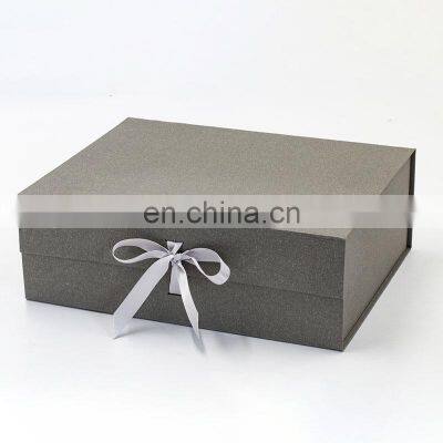 Geoto packaging ready shipping 25pcs grey luxury magnetic gift boxes wholesale