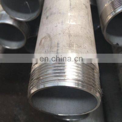 304 316 stainless steel tube internal out threaded