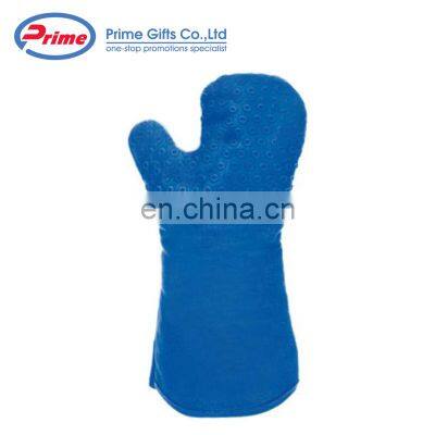 Promotional Soft Fabric Cotton Canvas Double Oven Glove Silicone photo-2