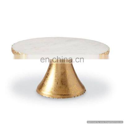 gold plated cake stand fancy design