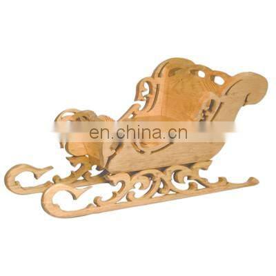 wooden sleigh for Christmas decoration