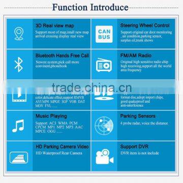 Digital Touch Screen Car Radio DVD CD GPS Bluetooth,AM/FM,RDS,Phonebook,AUX,Car Double Din GPS DVD Steering Wheel Control,USB/SD photo-4