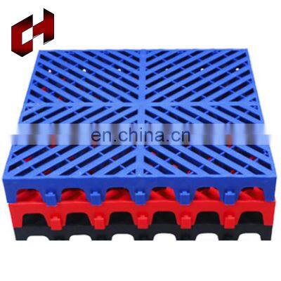 50Mm Pink Waterproof Checkered Air Ventilation Exhibition High Pressure Floor Interlocking Garage Tiles For Basketball Mats