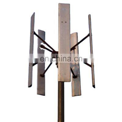 Low Noise 1KW Vertical Axis Wind Turbine Generator 24V 48V H Shape