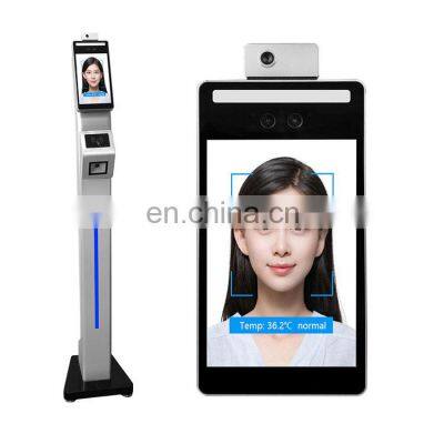 Access Control Face Recognition Wall-mounted Attendance Management System With Face Recognition Camera With Temperature Sensor photo-3