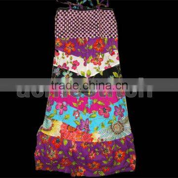 gir's all hand made Bohemian dress