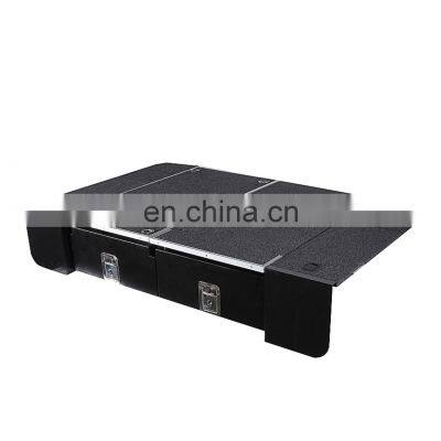 HFTM Factory Sliding Cargo Black Drawer System for MITSUBISHI Pajero V73 A800 High Quality 4wd SUV Car Rear Storage Box photo-3