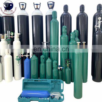 HG-IG ISO9809-3 40L 150bar Oxygen/ Co2/ Argon Gas Cylinders Balon de Oxigeno
