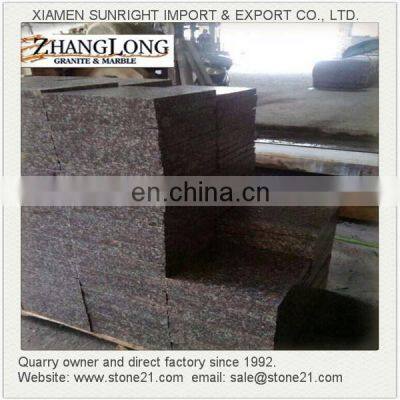 Cheap G664 Natural Edge Pink Granite Slabs, Pink Porrno Granite