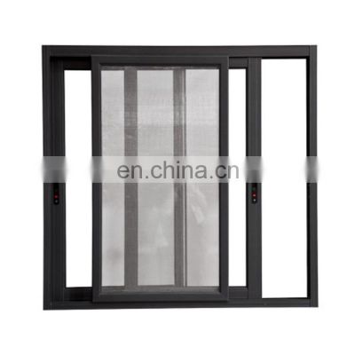 residential slide windows black aluminium frames sliding window aluminum double glazed sliding window