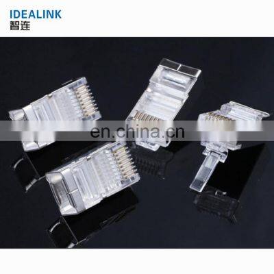 Ethernet Connector Male Network Crimp Connector RJ45 WITH IRON /FTP Rj45 Modular Plug photo-5