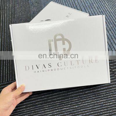 Custom Logo Mailer Box Reusable Shipping Box Folding Paper Kit Color Printing Corrugated Cardboard Carton Paper Box photo-5