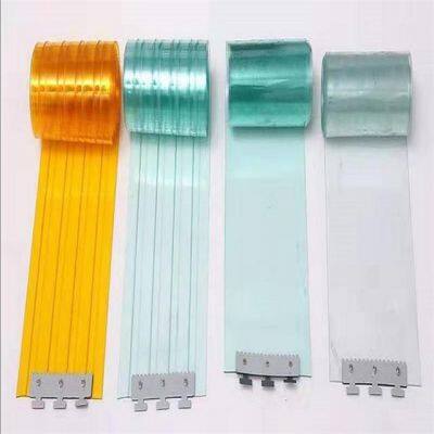 Fuxing Hot Sale 2mm Clear Color Cold Room Pvc Strip Door Curtain For Freezer 3mm Curtain Strip photo-5