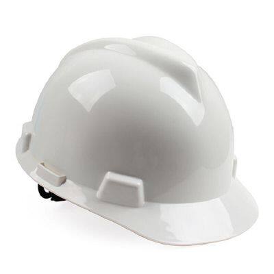 Customizable ABS Head Protection Hard Hat 6 Points Construction Safety Helmet