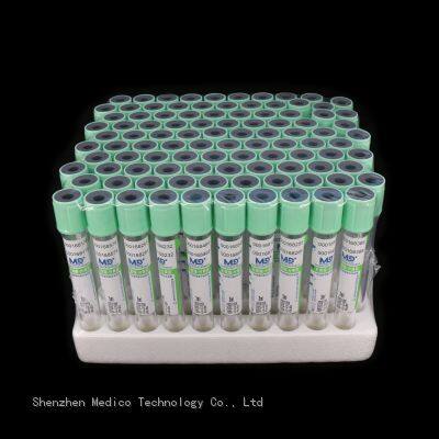 Gel & Lithium Heparin Tube Disposable Vacuum Plasma Blood Collection Tube With Light Green Cap photo-4
