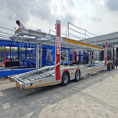 Export semi-trailer logistics sedan SUV small car Galvanized semi-trailer