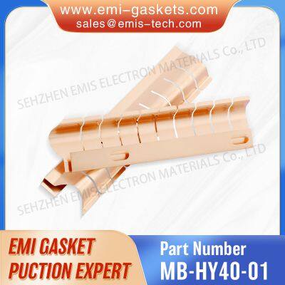 China Professional EMI Gasket Supplier EMI Stainless Steel Strips Becu Gasket