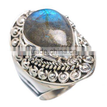 LABRADORITE 925 STERLING SILVER RING ,925 STERLING SILVER JEWELRY WHOLE SALE,JEWELRY EXPORTER