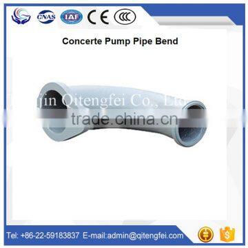 DN125 x R275 x 45 degree concrete pump pipe bend