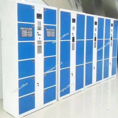 Fábrica de atacado de armários pequenos personalizados OEM | Armário eletrônico de 24 portas para escolas photo-5