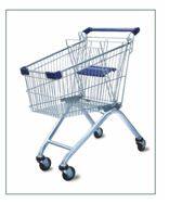 Multi-Layer Basket OEM ODM Custom 90L 100L Steel Shop Shopping Cart Trolley
