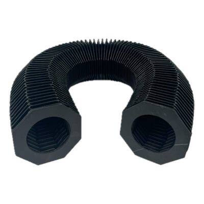 Customized Polygon Bellows Flexible Protective Dust Cover for CNC Machine