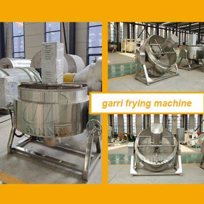 Henan Jinrui Semi-Automatic Garri Frying Machine Equipment for Yellow Garri Production Gari Fryer for Sale in Nigeria