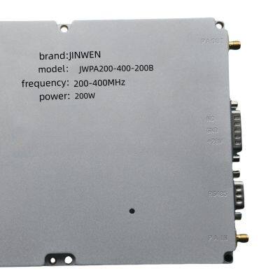 Jinwen RF усилитель мощности 200 - 400МГц, 200 ватт, используется для подавления сигналов беспилотных летательных аппаратов, электронных противодействий и т.д.