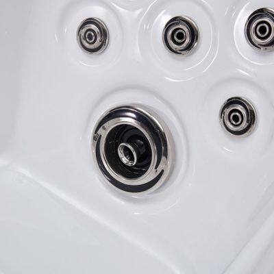 European Market Massage Smooth Modern Freestanding 6 Person Hot Tub Outdoor Spa Jacuzzi Large Bath Tub photo-4