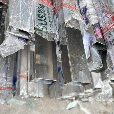 ASTM Ss201 AISI 304 304L 316 430 Stainless Steel Pipe Welded Square Good Price photo-4