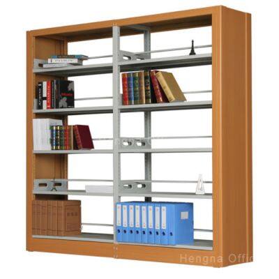 HN-LIB51 Steel Library Shelving for School & University, 1.26mm SPCC, Boltless Buckle Design& Anti-tip Device, OEM/ODM for USA