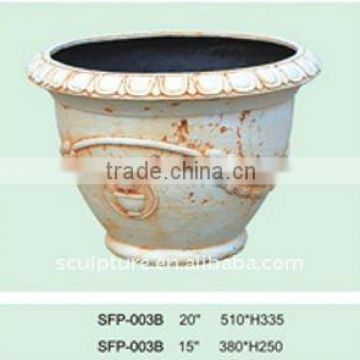 bronze hotel flowerpot for outdoor