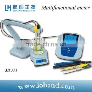 pH/mV/ISE/Conductivity/DO Meter MP551