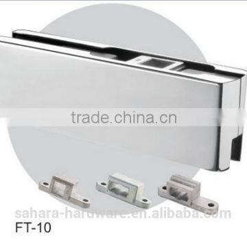 Glas Clamp Hinge Stainless Steel Glass Door Bottom Clamps Door Patch Fittings photo-4