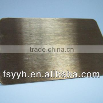 China polished flat metal sheets