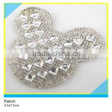 Hotfix Diamond Decals Pointback Mix Square Rhinestone Patch 9.5x10cm
