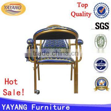 Cheaper Price High Quality Stacking Strong Movable Aluminum Muslim Prayer Chair With Wheels in Hotel Chairs From China Furniture Quality Choice photo-2